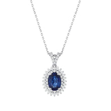 1.69 Karat Safir Pırlanta Kolye