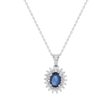 1.23 Karat Safir Pırlanta Kolye