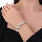9.82 Karat Baget Pırlanta Bileklik