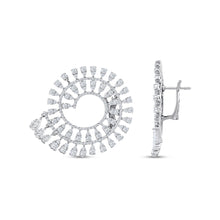 6.92 Karat Wedding Baget Pırlanta Küpe