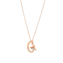 0.03 Karat Pırlanta G Harf Kolye