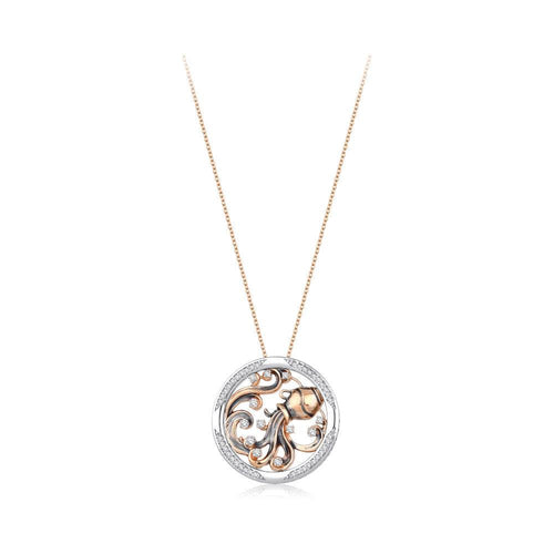 0.24 Karat Diamant Kova Burcu Kette