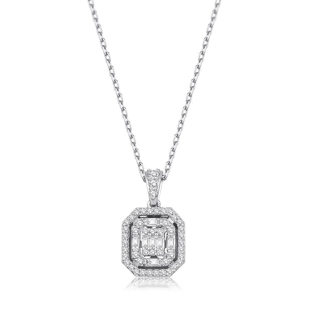 0.32 Karat Liliana Pırlanta Baget Kolye
