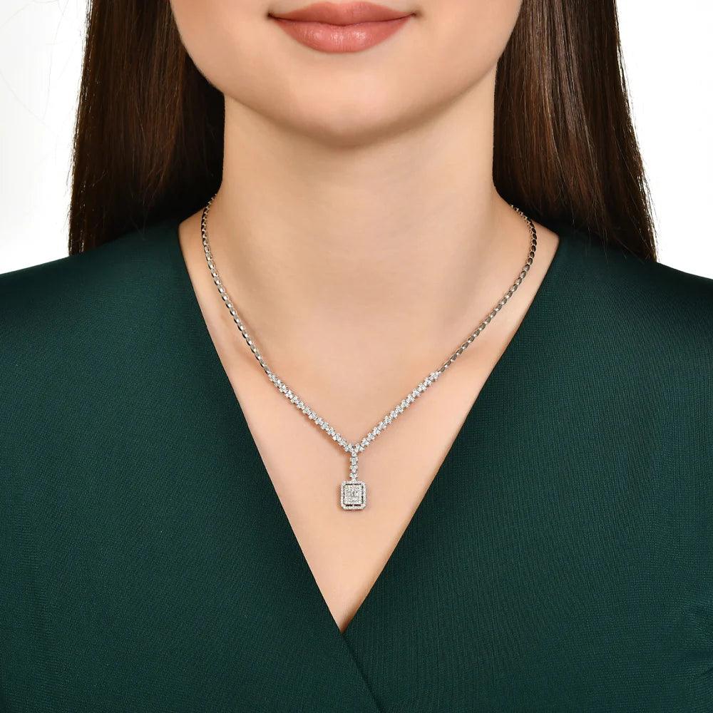 2.86 Karat Baget Pırlanta Evlilik Seti