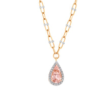 6.61 Karat Cherry Morganite Pırlanta Kolye