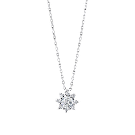 0.29 Karat Flora Pırlanta Kolye