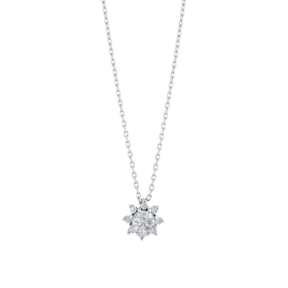 0.29 Karat Flora Pırlanta Kolye