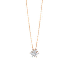 0.33 Karat Flora Baget Pırlanta Kolye