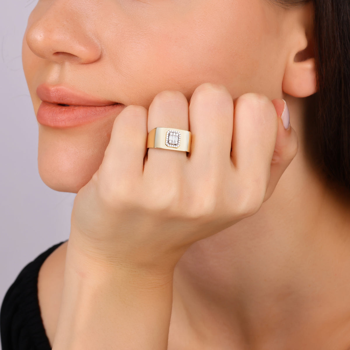 0.20 Carat Baguette Diamond Ring