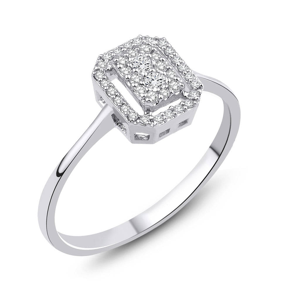 0.17 Carat Penny Diamond Ring