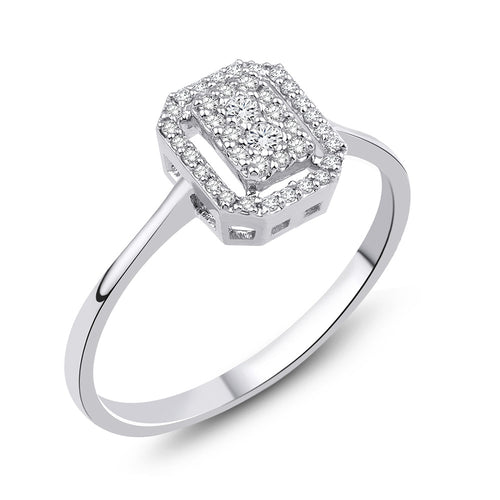 0.17 Carat Penny Diamond Ring