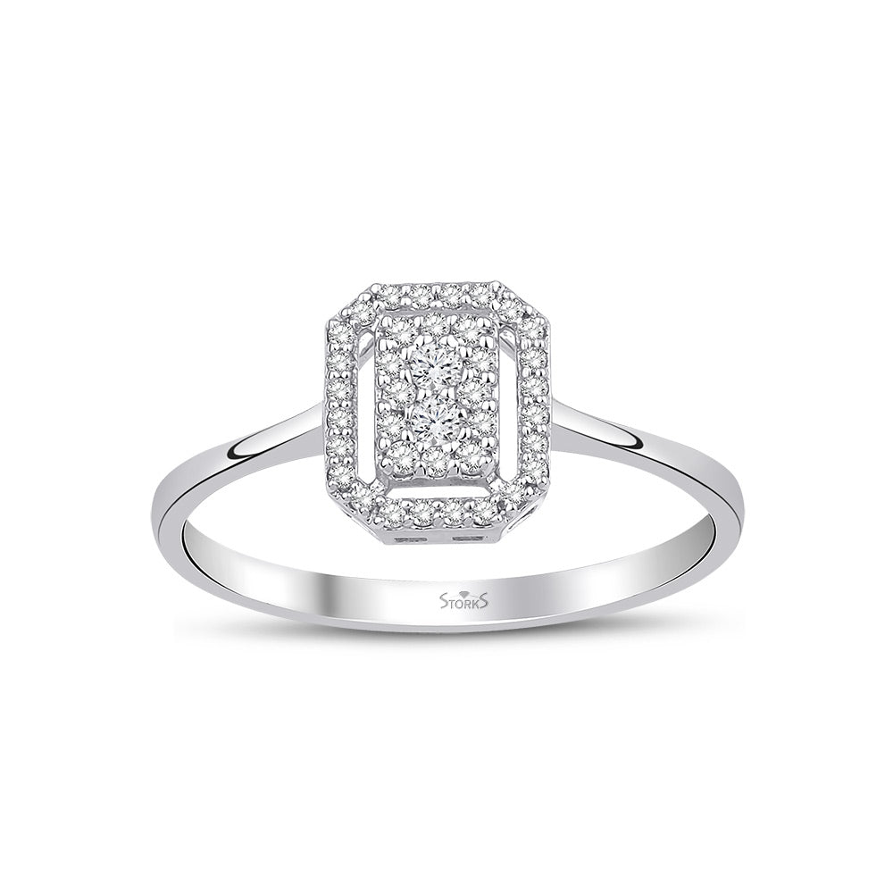 0.17 Carat Penny Diamond Ring