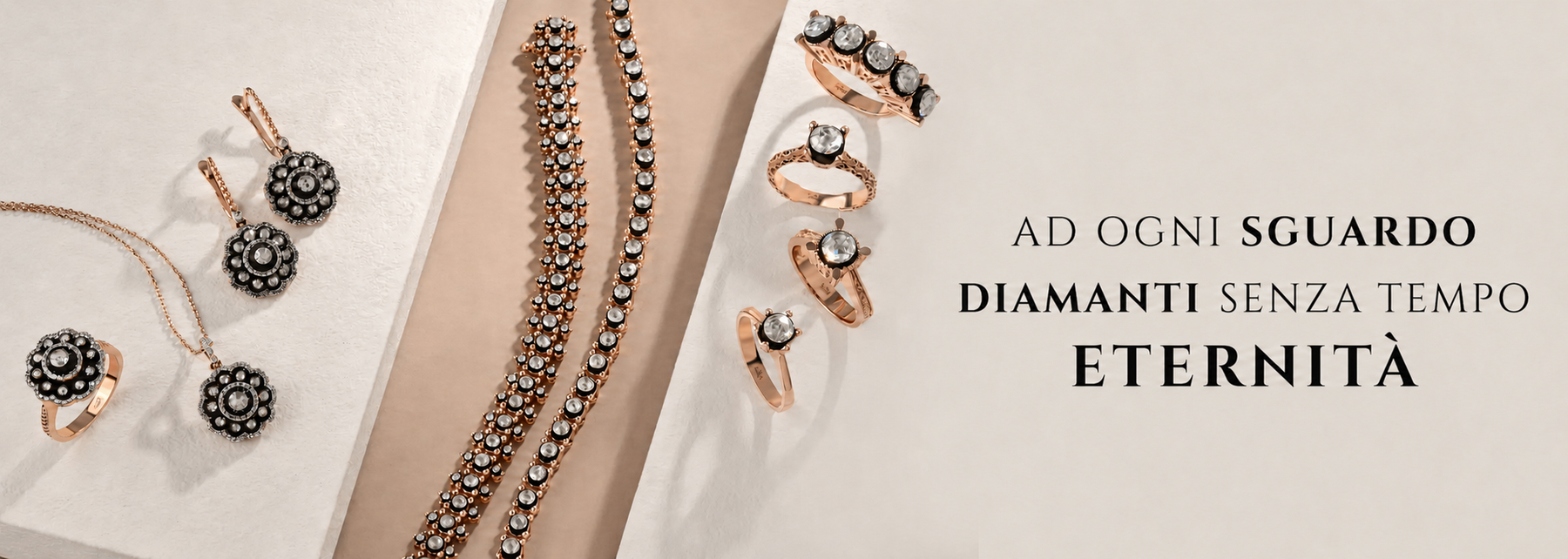 Collezione di gioielli con diamanti Storks Diamond