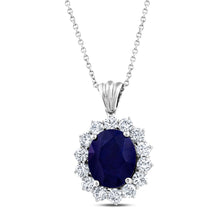 6.14 Karat Safir Pırlanta Kolye