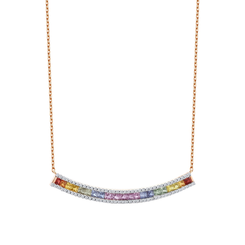 1.44 Karat Rainbow Pırlanta Kolye