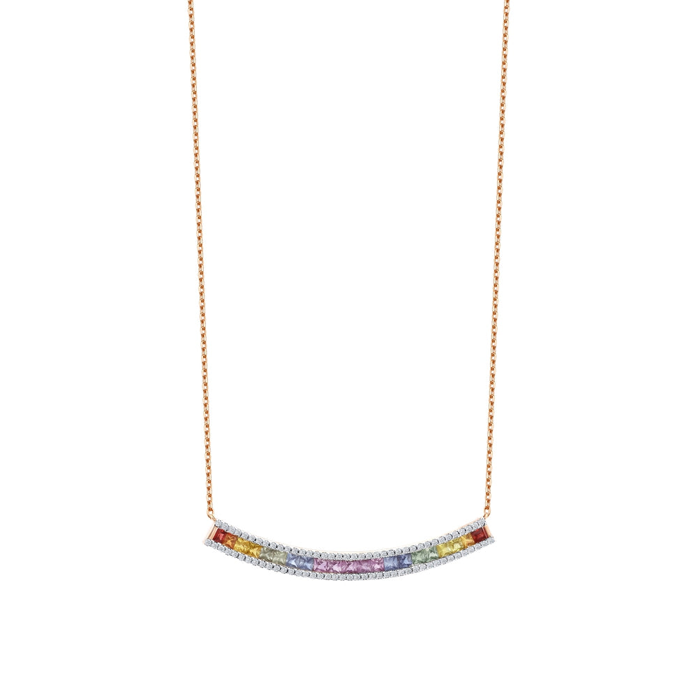 1.44 Karat Rainbow Pırlanta Kolye