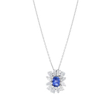 1.91 Karat Safir Pırlanta Kolye