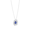 2.33 Karat Safir Pırlanta Kolye