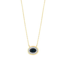 0.65 Karat Oval Safir Pırlanta Kolye