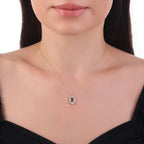 0.61 Karat Safir Pırlanta Kolye