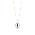 0.61 Karat Safir Pırlanta Kolye
