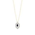 0.61 Karat Safir Pırlanta Kolye