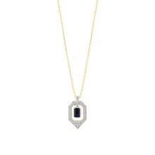 0.61 Karat Safir Pırlanta Kolye