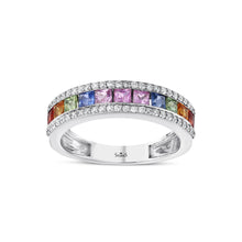 1.38 Karat Rainbow Yarımtur Pırlanta Yüzük