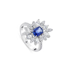 2.48 Karat Safir Pırlanta Yüzük