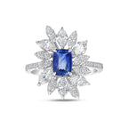2.48 Karat Safir Pırlanta Yüzük