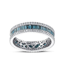 1.61 Karat Deep Blue Tamtur Baget Yüzük