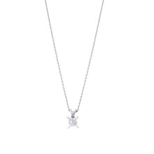 0.50 Karat Leaf Tektaş Pırlanta Kolye