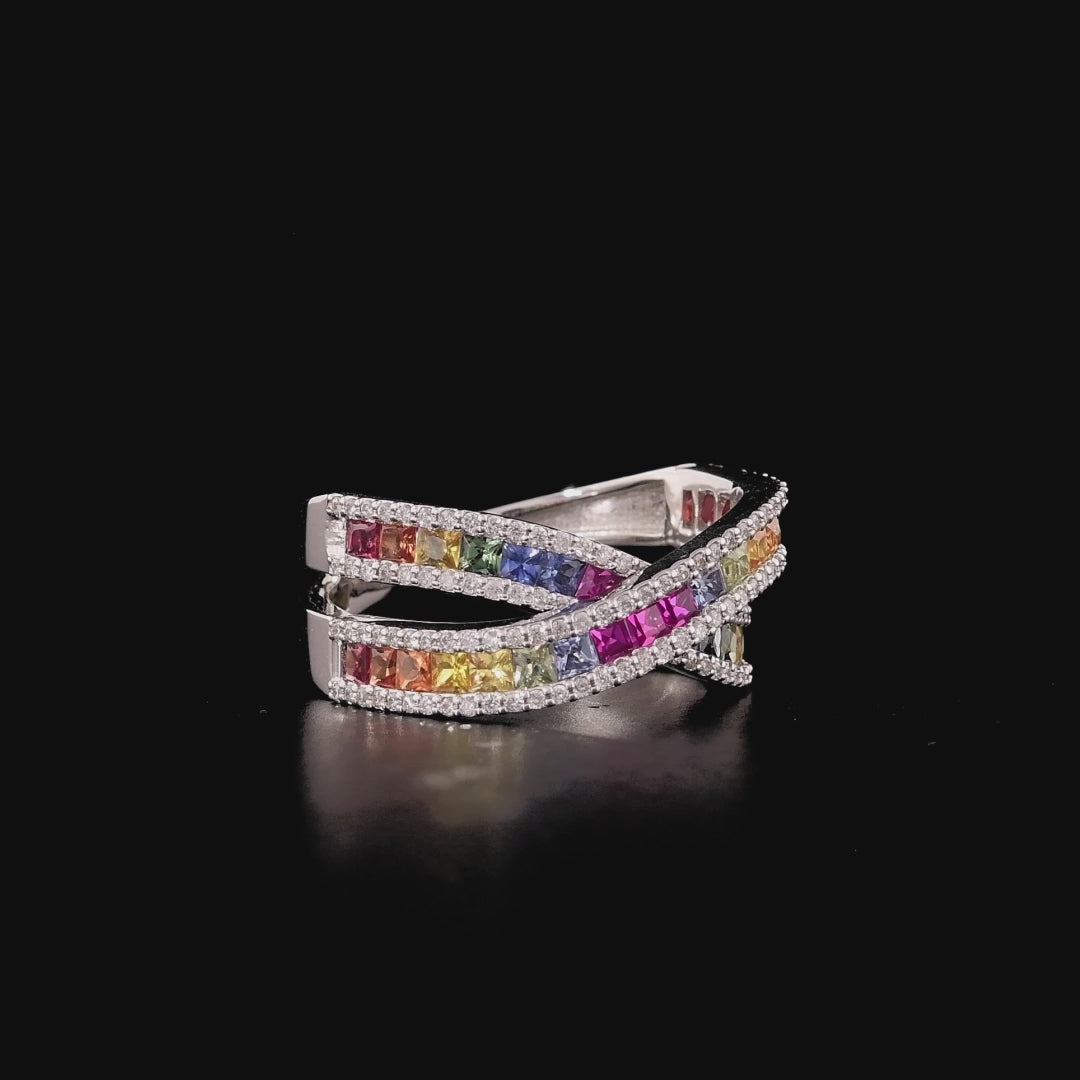 2.43 Karat Rainbow Pırlanta Yüzük