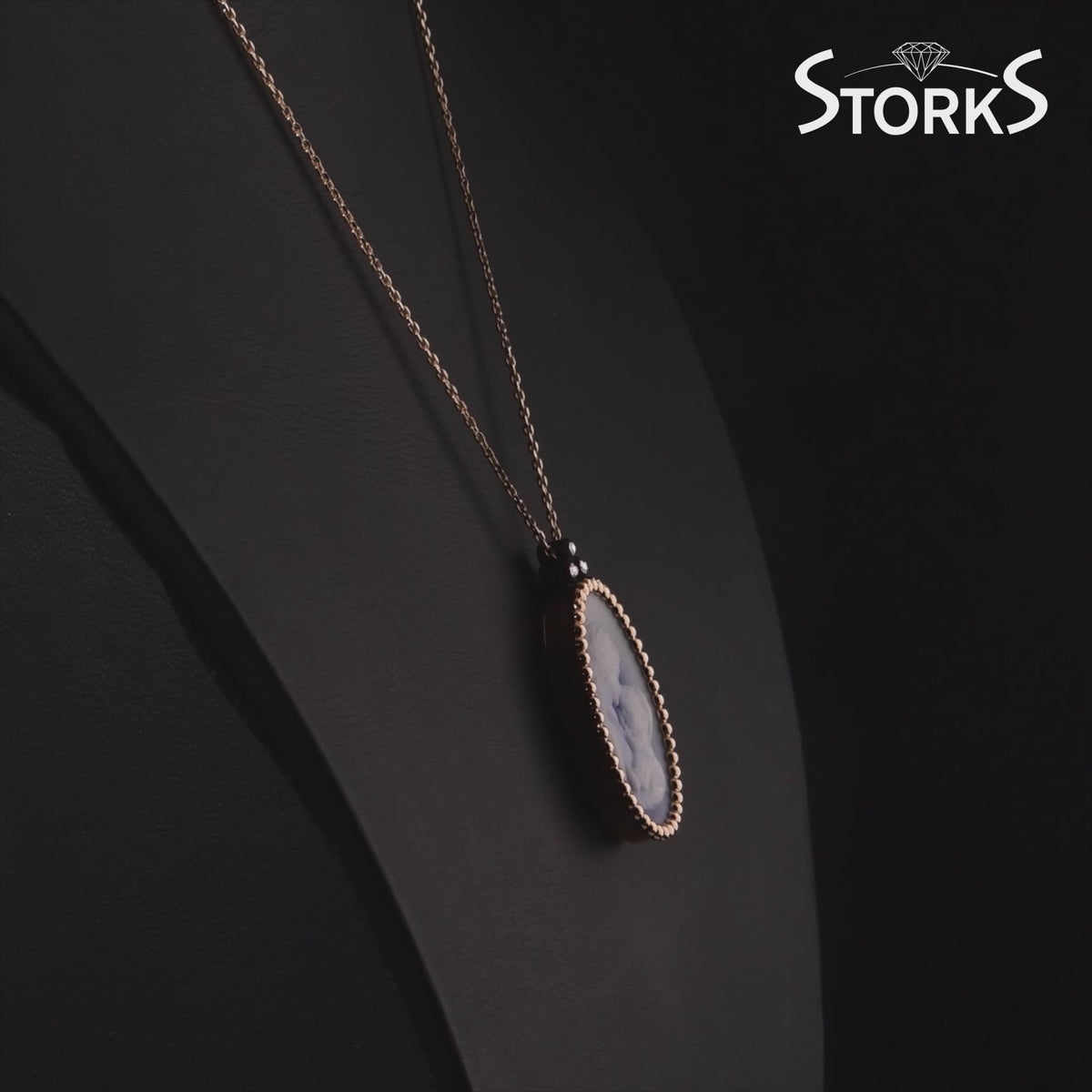 0.04 Carat Diamond Mother Baby Solitaire Necklace