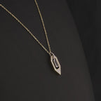 0.61 Karat Safir Pırlanta Kolye