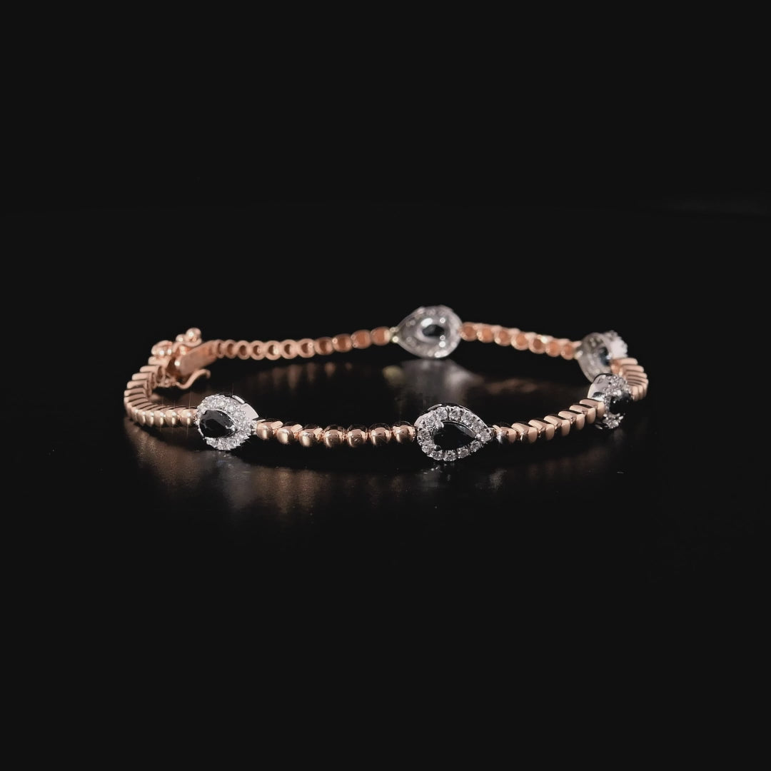 1.99 Karat Safir Pırlanta Bileklik