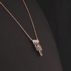 0.99 Karat Sitrin Pırlanta Kolye