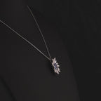 2.33 Karat Safir Pırlanta Kolye