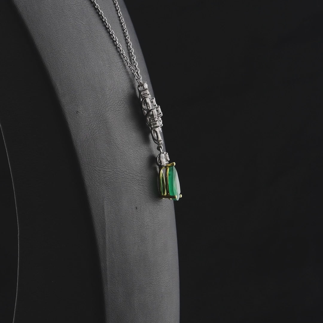 7.62 Karat Zümrüt Pırlanta Gerdanlık