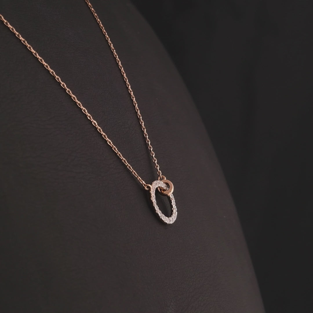 0.13 Karat Pırlanta Halka Kolye