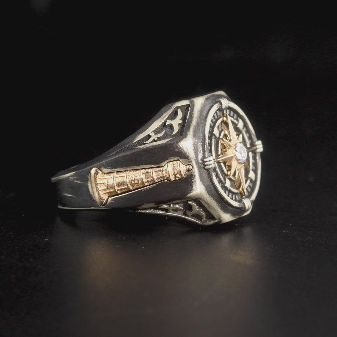 0.02 Carat Men's Diamond Ring
