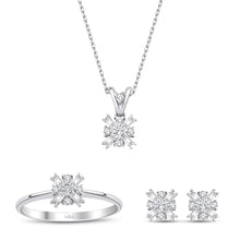 0.71 Karat Evangeline Baget Pırlanta Set