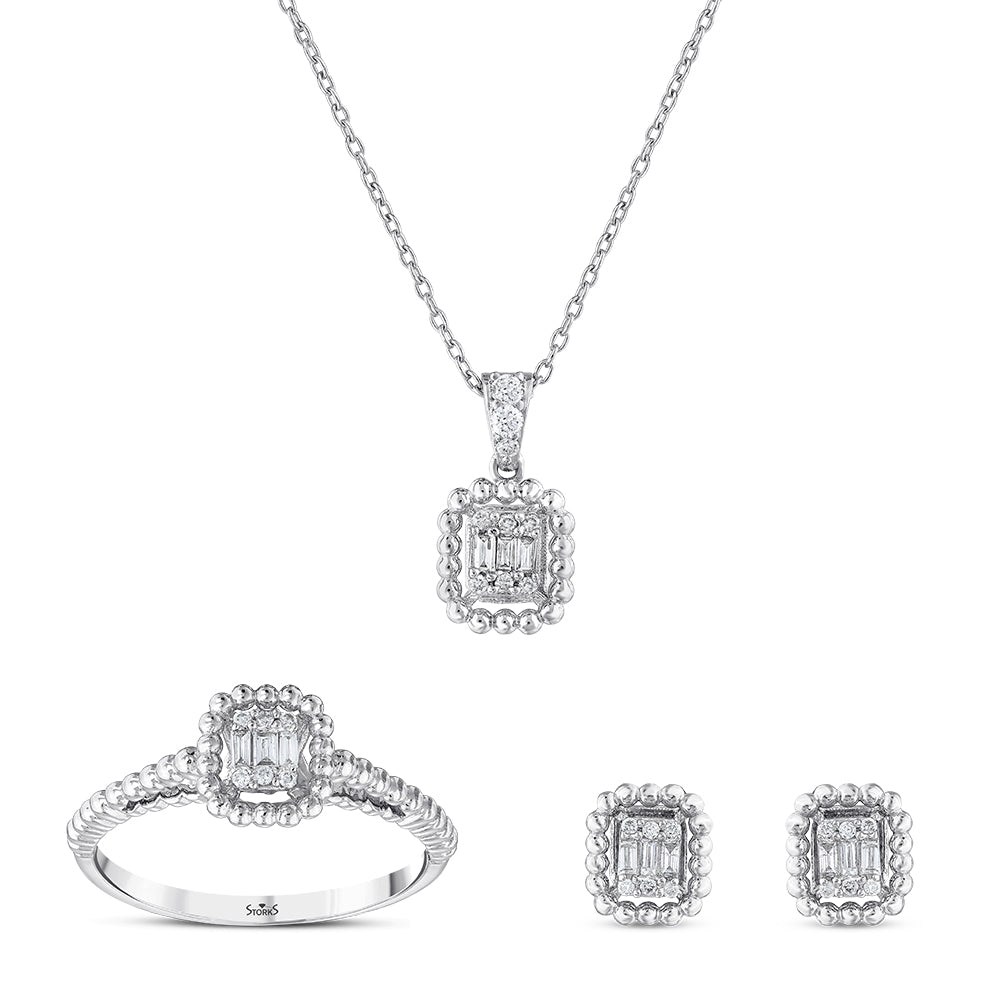 Aubrey Baget Pırlanta Set