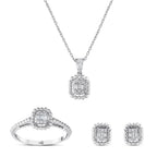 0.21 Karat Aubrey Baget Pırlanta Set