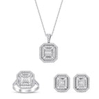 2.20 Karat June Baget Pırlanta Set