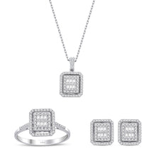 1.21 Karat Laranj Baget Pırlanta Set