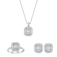 0.97 Karat Laranj Baget Pırlanta Set