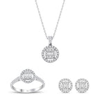 0.94 Karat Audrey Baget Pırlanta Set
