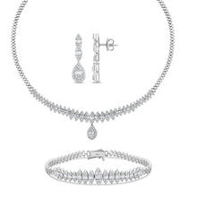6.63 Karat Wedding Baget Pırlanta Set