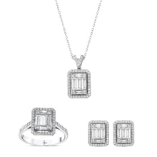 2.43 Karat Magnolia Baget Pırlanta Set